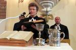 Wiera Jelinek, pierwsza w Polsce kobieta pastor Kościoła Ewangelicko-Reformowanego (2003 r.)