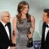 Kathryn Bigelow i prowadzący oscarową galę Steve Martin i  Alec Baldwin