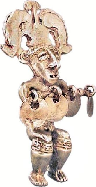 Figurka ze statku „Nuestra Senora de Atocha” jest wykonana w całości ze złota.