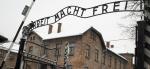 Brama do muzeum byłego obozu koncentracyjnego Auschwitz - jeszcze z oryginalnym napisem