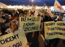 Protest pracowników Solid SecurityBigger