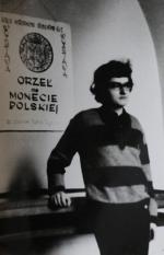 Piotr Jegliński jako student w 1973 r. (reprodukcja, archiwum Piotra Jeglińskiego)