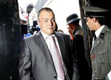 Marek Krajewski podczas wrocławskiej promocji „Festung Breslau”, kolejnej książki o detektywie Mocku. Sierpień 2006 r.Bigger