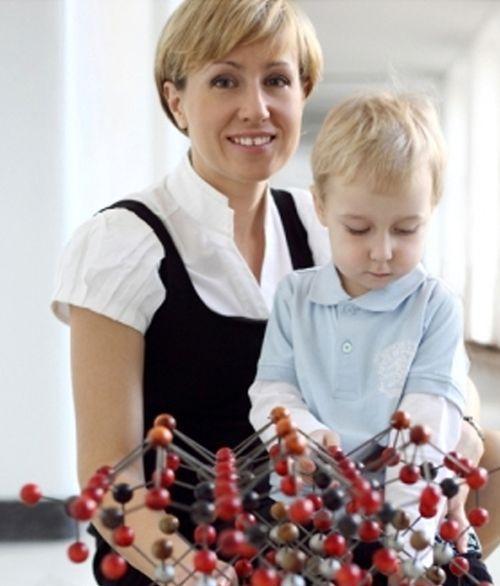 Chemik Beata Frątczak z synem Marcinem, pracuje w Fundacji na rzecz Nauki Polskiej