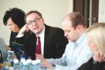 Obrady jury, od lewej: Zosia Wodnicka, Jarosław Marciniak, Jacek Bilski, Karolina Adamiec-Vook
(fot. Bartłomiej Dąbrowski)