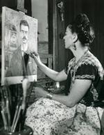 Frida Kahlo; zdjęcie pochodzi z wystawy w Centrum Sztuki BOZAR w Brukseli