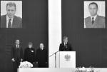 Bronisław Komorowski, Donald Tusk, Izabela Sariusz-Skąpska, Maciej Łopiński