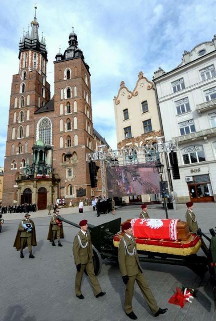 Kondukt w drodze na Wawel