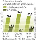 Pomocne unijne fundusze. Zmniejszą główną barierę,  jaką dla małych firm jest koszt szkoleń.