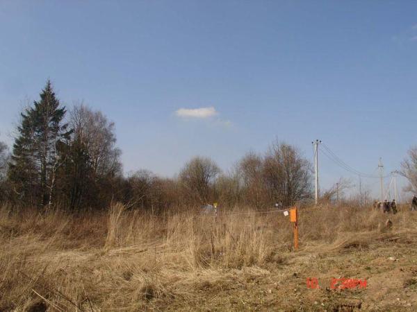 Linia elektryczna, zerwana przez spadający samolot (zdjęcia udostępnione przez Sergieja Amelina)