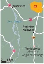 Odkrywkę węgla brunatnego w Tomisławicach, którą uruchomiono kilka dni temu, dzieli od Gopła 6 – 7 km. 