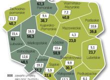 Łączna wartość umów zawartych w programach regionalnych przekracza 26,7 mld zł. W Wielkopolsce ich wartość wynosi  2,8 mld zł, w Małopolsce 2,6 mld zł, a w Łódzkie 2,3 mld zł.Bigger