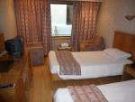 Pokoje w pływających hotelach nie są duże, ale wygodne