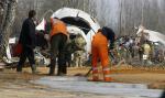 Miejsce katastrofy kilka dni po tragedii