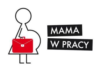 Szczęśliwa mama w dobrej pracy
