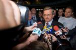 Po zakończeniu debaty Bronisław Komorowski był zadowolony z tego, jak się zaprezentował