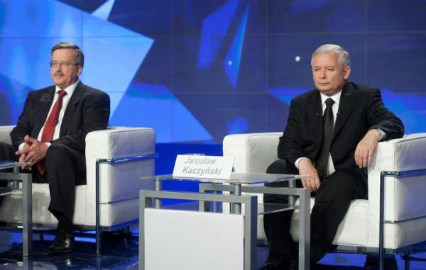 Bronisław Komorowski i Jarosław Kaczyński