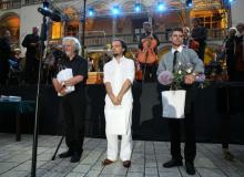 Laureaci konkursu „Wawel: musica festiva”: (od lewej) Zbigniew Bargielski, Tomasz Jakub Opałka i Łukasz PieprzykBigger