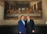 prezydent Rosji Dmitrij Miedwiediew i premier Włoch Silvio Berlusconi