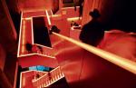 Kopalnia Zollverein w Essen, wnętrze klatki schodowej Muzeum Zagłębia Ruhry projektu holenderskiego architekta Rema Koolhasa