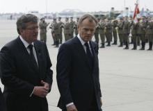 Bronisław Komorowski i Donald TuskBigger