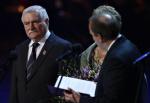 Lech Wałęsa podczas obchodów 25. rocznicy odebrania Pokojowej Nagrody Nobla