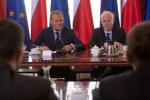 Premier Donald Tusk i Michał Boni, szef doradców strategicznych premiera 