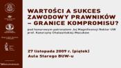 Prawnicy o wartościach