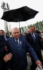 Lech Wałęsa  w Gańsku