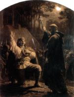 „Przysięga” (z cyklu Lithuania), rys. Artur Grottger  