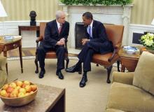 Prezydent Barack Obama przyjął premiera Beniamina Netanjahu w Gabinecie OwalnymBigger
