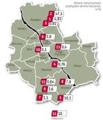 Teraz diecezje na gruntach  zamiennych budują kościoły. Takie plany ma diecezja praska na Białołęce i archidiecezja warszawska na Ursynowie.  Zakony raczej ziemię sprzedają. Tak było w Piasecznie i na Białołęce. ∑