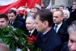 Jarosław Kaczyński na Krakowskim Przedmieściu