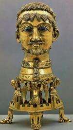 Relikwiarz przedstawiający głowę Fryderyka Barbarossy, ok. 1150 r.