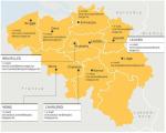 Adresy e-mailowe inspektoratów pracy w Belgii