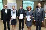 Od lewej: Krzysztof Kwiatkowski, minister sprawiedliwości, Danuta Jezierska, prezes Sądu Okręgowego w Gorzowie Wielkopolskim, Andrzej Trzeciak, kierownik oddziału informacji Sądu Apelacyjnego w Legnicy, Marta Kuczma, dyrektor Sądu Okręgowego w Rzeszowie, Paweł Lisicki, redaktor naczelny 