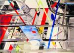 Gregor Eldarb,  fragment muralu w hotelu
