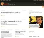 Strona AntyKomor.pl przed zamknięciem