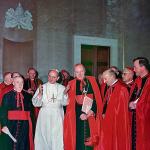 Z papieżem Pawłem VI w Watykanie. 1964 r. 