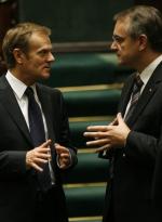 Donald Tusk (z lewej) i Waldemar Pawlak