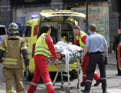 Oslo: mężczyzna podpalił się przed sądem