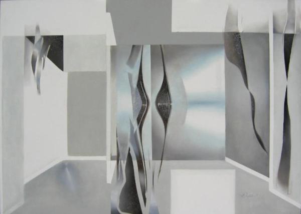 Alina Dorada-Krawczyk, Miejsce, olej na płótnie, 100x140, 2011