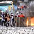 Peru: Starcia demonstrantówz policją, fot. Diario la Republica