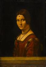 Portret, „La Belle Ferronniére”, ok. 1493 – 1494, Muzeum w Luwrze