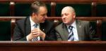 Waldemar Pawlak, prezes PSL, miał wczoraj publicznie ogłosić pomysły ludowców  na zmianę wieku emerytalnego kobiet.  Jednak zapowiedziana na godz. 13.30 konferencja prasowa została odwołana.  Na zdjęciu z ministrem rolnictwa Markiem Sawickim