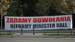 Protest przeciw wysyłaniu sześciolatków do szkół