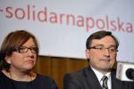 Lider Solidarnej Polski Zbigniew Ziobro i Beata Kempa