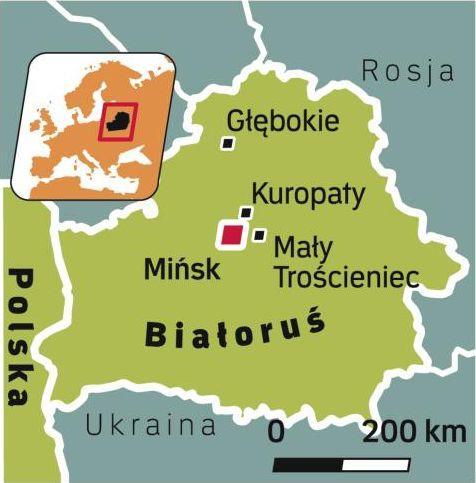 Większość polskich ofiar NKWD spoczywa zapewne w kilku miejscach w granicach dzisiejszego Mińska. Poza stolicą – w obwodzie witebskim. 
