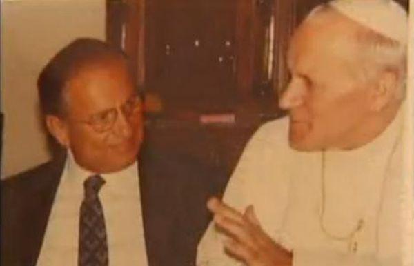 Jerzy Kluger e papa Wojtyla