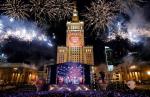 Rok 2007. Finał akcji WŚOP przed Pałacem Kultury